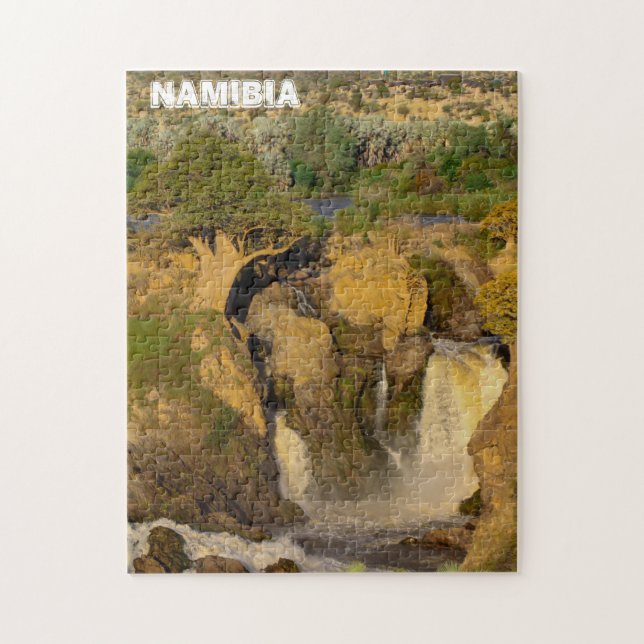 Namibia Kunene River Epupa Falls Landschaft Natur Puzzle (Vertikal)