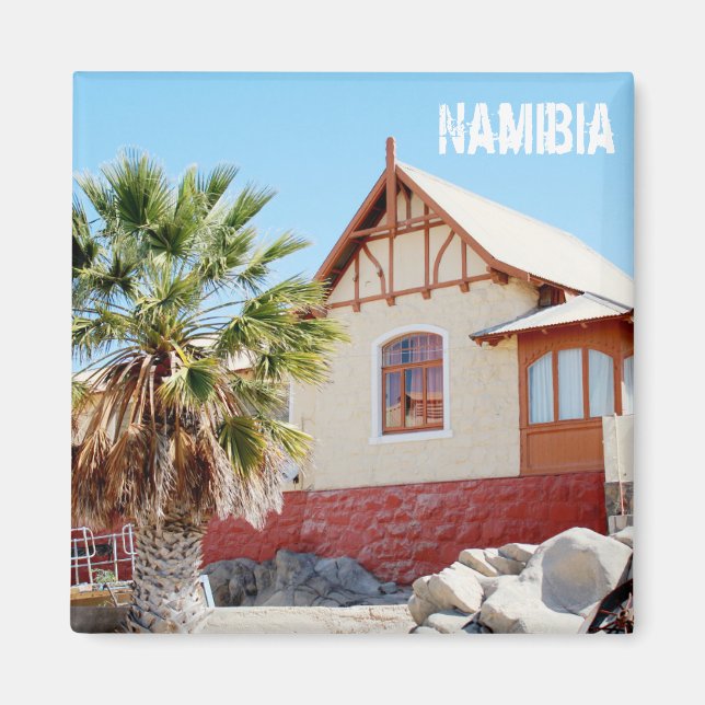 Namibia Lüderitz Architektur Magnet (Vorne)