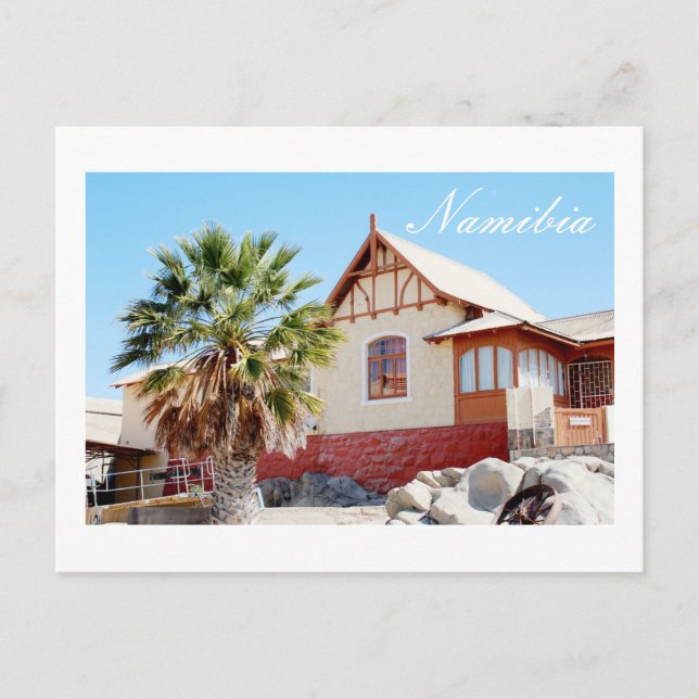 Namibia Lüderitz Architektur Postkarte (Vorderseite)
