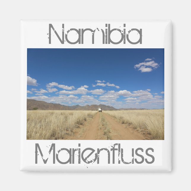 Namibia MarienŌ Savannah Landschaft Magnet (Vorne)