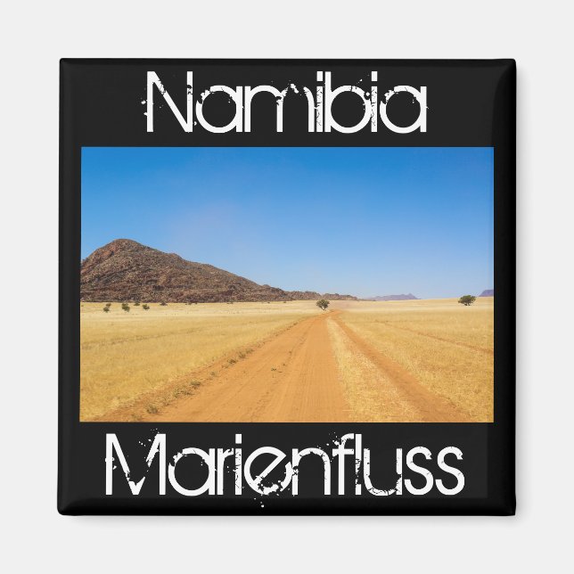 Namibia MarienŌ Savannah Landschaft Magnet (Vorne)