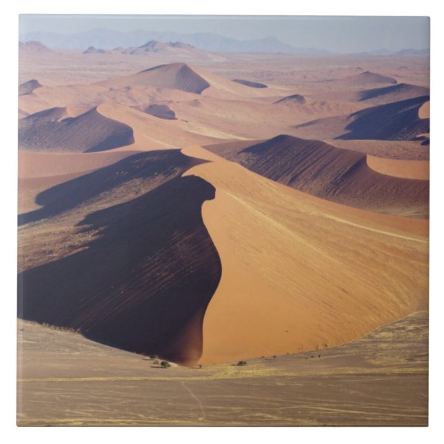 Namibia, Namib-Naukluft Park. Luftbild Fliese (Vorderseite)