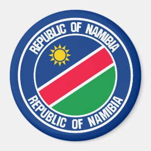 Namibia Round Emblem Magnet