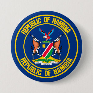 Namibia-RundEmblem Button