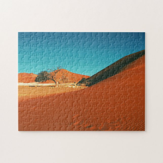 Namibia Sand Dune Landschaftsbild Puzzle (Horizontal)