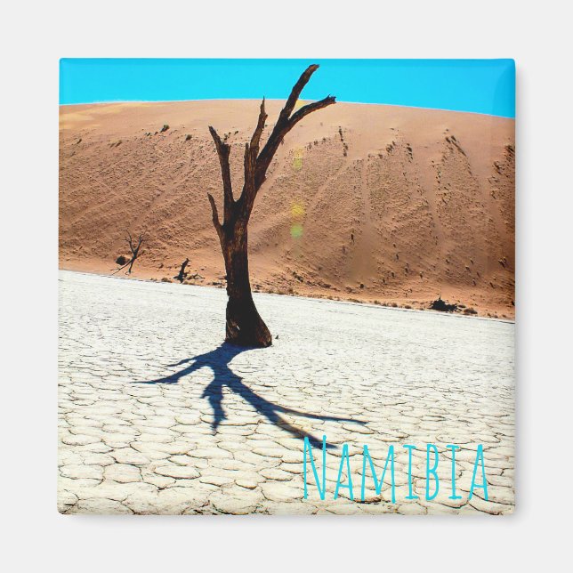 Namibia Sand Dunes Landschaft Sossusvlei Magnet (Vorne)