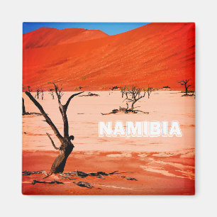 Namibia Sand Dunes Landschaft Sossusvlei Magnet