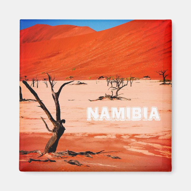 Namibia Sand Dunes Landschaft Sossusvlei Magnet (Vorne)