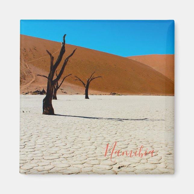 Namibia Sand Dunes Landschaft Sossusvlei Magnet (Vorne)