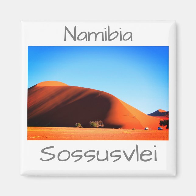 Namibia Sand Dunes Landschaft Sossusvlei Magnet (Vorne)