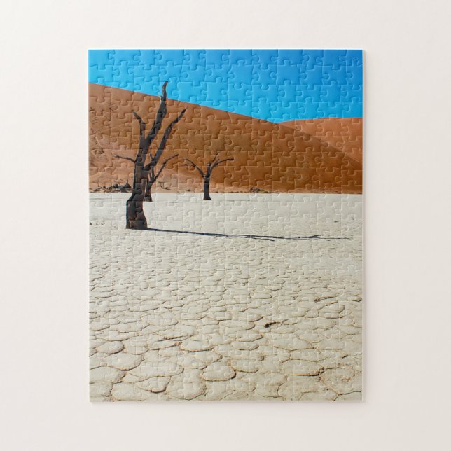 Namibia Sand Dunes Landschaft Sossusvlei Puzzle (Vertikal)