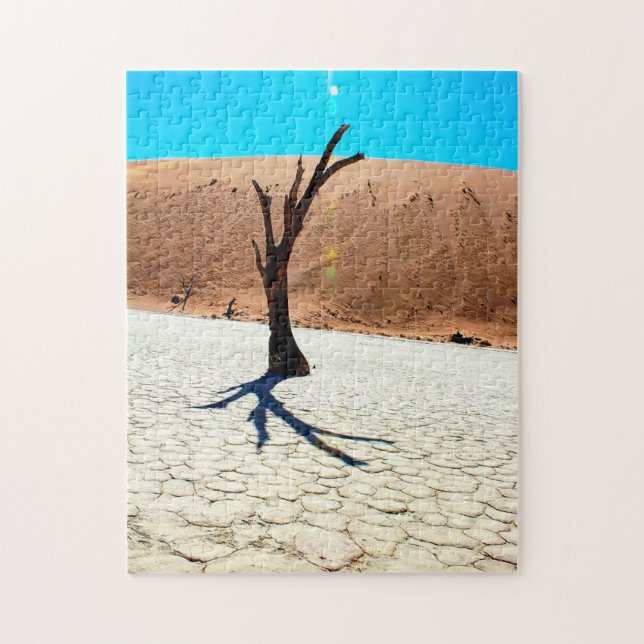 Namibia Sand Dunes Landschaft Sossusvlei Puzzle (Vertikal)