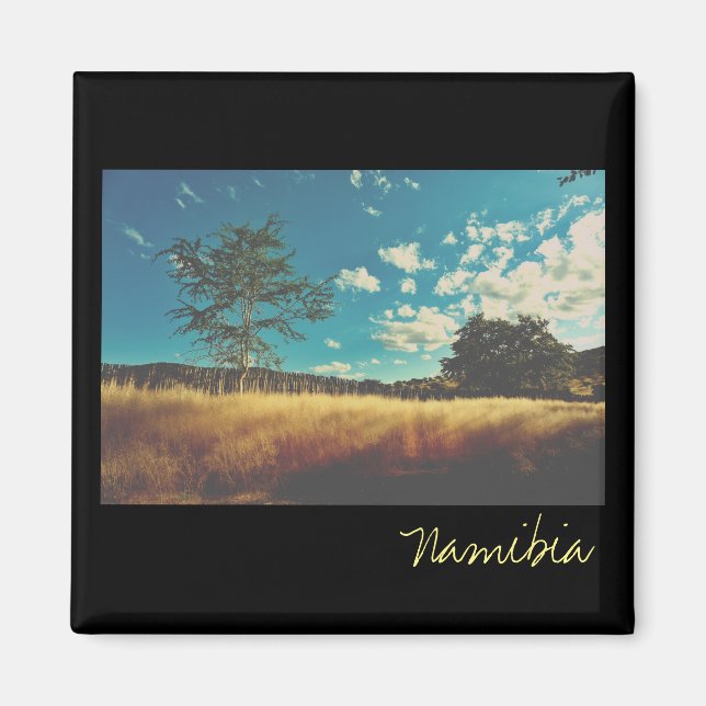 Namibia Savannah Savanna Landscape Magnet (Vorne)