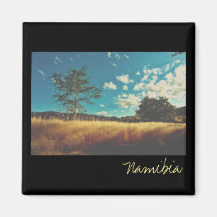 Namibia Savannah Savanne Landschaft Magnet