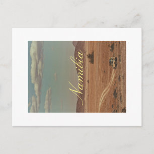 Namibia Savanne Busch Natur Postkarte