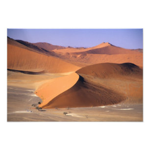 Namibia: Sossuvlei-Dünen, Luftbild-Panorama. Fotodruck