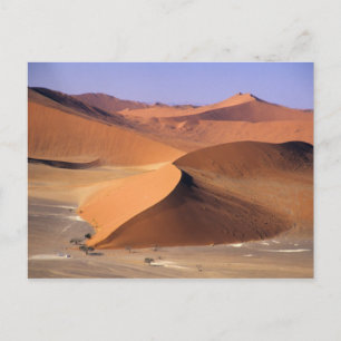 Namibia: Sossuvlei Dunes, landschaftliche Luft. Postkarte