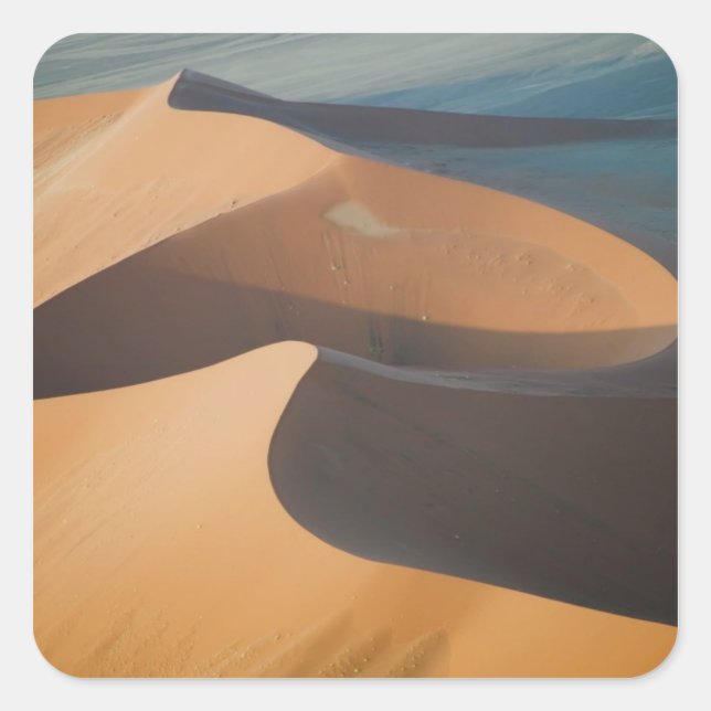 Namibia, Soussevlei, Große Sanddünen, Quadratischer Aufkleber (Vorderseite)