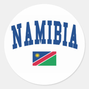 Namibia-Stil Runder Aufkleber