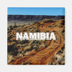 Namibia Tirool Namib Wüste Landschaft Roter Boden Magnet