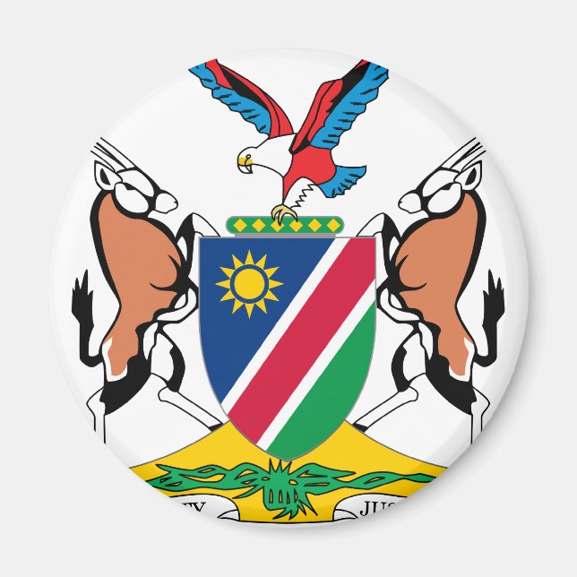 Namibia-Wappen Magnet (Vorne)