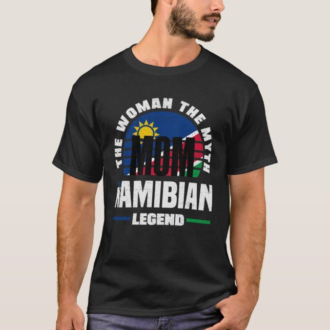 Namibian Namibia Namibian Flag Quote T-Shirt (Vorderseite)