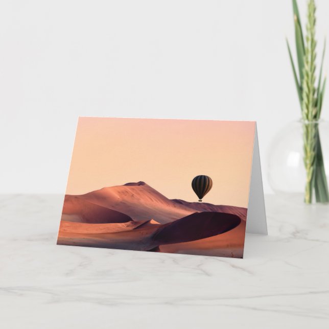 Namibias Dünen in Namib-Naukluft Nationalpark Karte (Vorderseite)