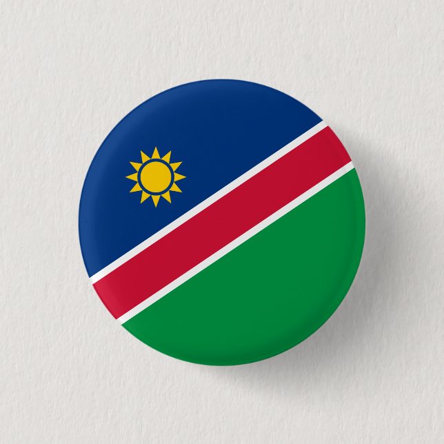Namibische Flagge, Flagge Namibias Button (Vorderseite)