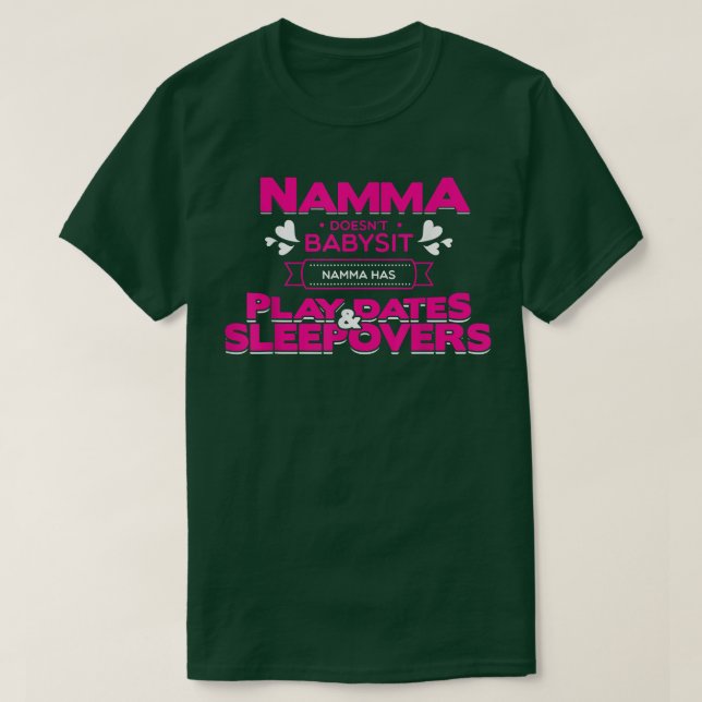 Namma Grandmafor Mütter Day T-Shirt (Design vorne)