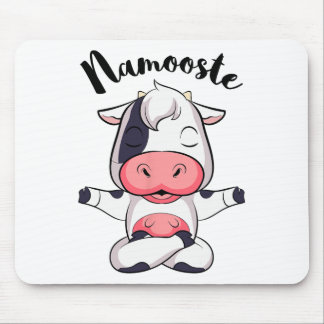 Namoostee Kuh-Shirt Frauen Mädchen Kuh Liebhaber G Mousepad