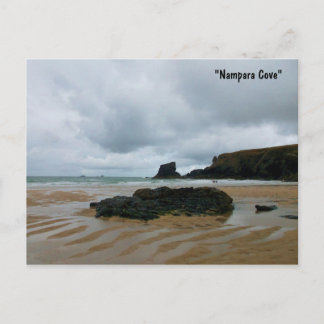Nampara Cove Porthcothan Bay Cornwall England Postkarte