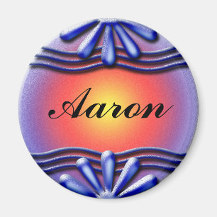 Namplate Blue Magnet