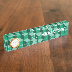 Namplate - Drei dimensionale Blöcke Namensplakette