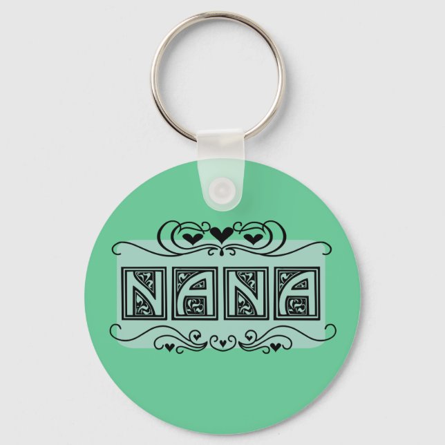 Namplate Nana T - Shirt und Geschenke Schlüsselanhänger (Vorderseite)