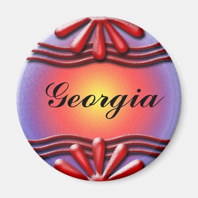 Namplate Red Magnet (Vorne)