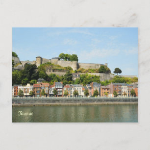 Namur, Belgien vom Fluss Meuse Postkarte