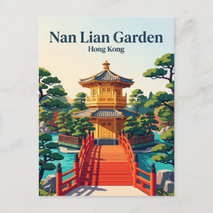 Nan Lian Garten Hongkong Postkarte