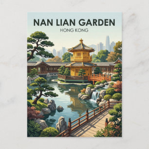 Nan Lian Garten Hongkong Postkarte