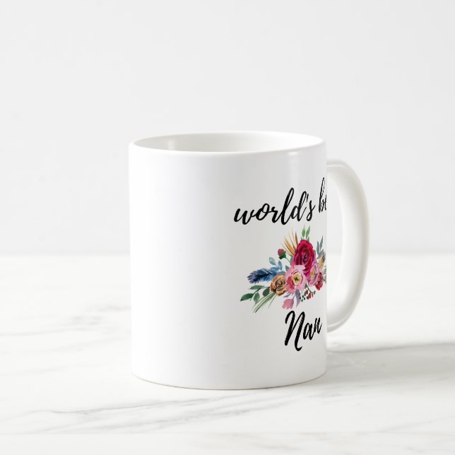Nan Oma Großmutter-Geschenk Tasse (VorderseiteRechts)