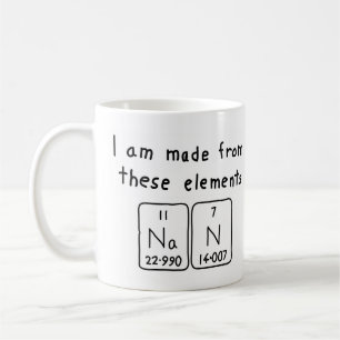 Nan Periodenname Tasse
