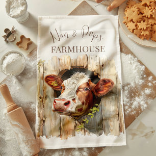 Nan & Pops Bauernhaus Süße ländliche Farm Geschirrtuch