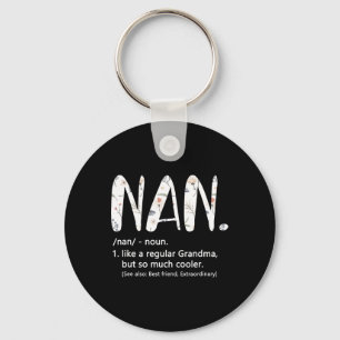 Nan Shirts for Women Mütter Day Idee Niedlich Oma Schlüsselanhänger