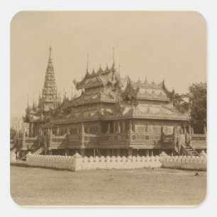 Nan-U Human-Se, Shwe-Kyaung Quadratischer Aufkleber