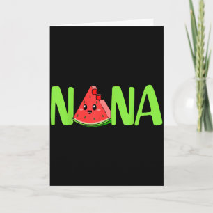 Nana alles Gute zum Muttertag stolz Nana Wassermel Karte