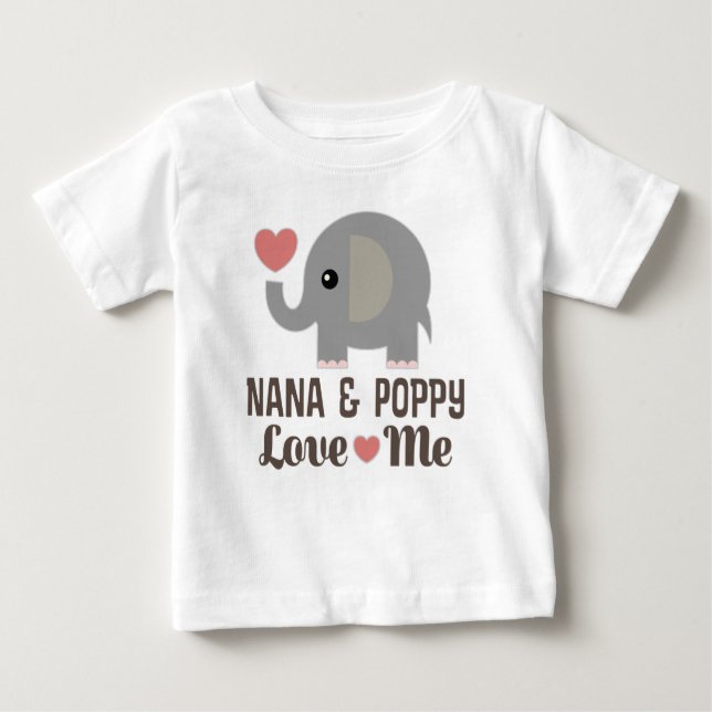 Nana and Poppy Liebe Me Baby T-shirt (Vorderseite)
