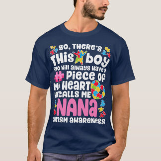 Nana Autismus für Männer Frauen Mädchen Kinder Leh T-Shirt