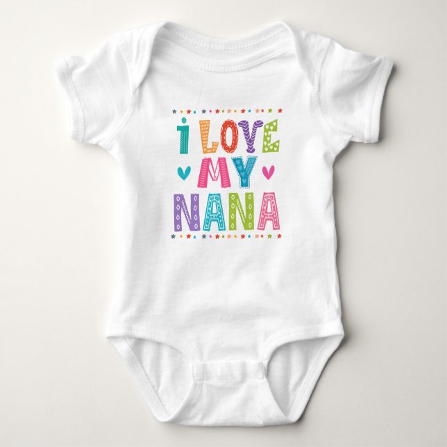 Nana Baby Girl Outfit Baby Strampler (Vorderseite)