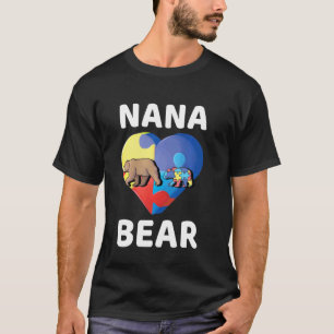 Nana Bär Welt Autismus-Bewusstsein Familie Oma Cu T-Shirt