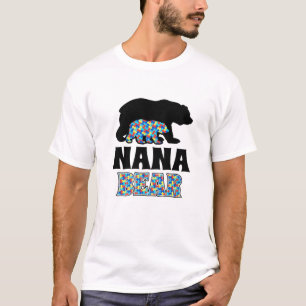 Nana Bear Autismus Bewusstsein T-Shirt