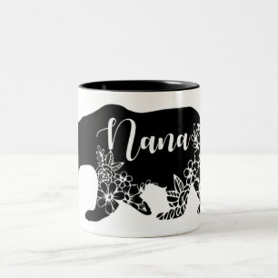 Nana Bear T - Shirt Zweifarbige Tasse
